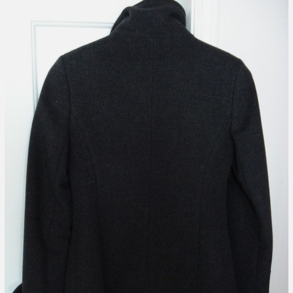 Aritzia T. Babaton Howell Wool Cashmere Double Breast High Collar Peacoat XXS - Picture 5 of 14